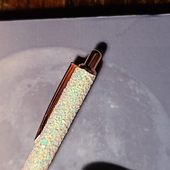 Journal Glitter Pen Hope Heart Brooch Set - Picture 4 of 7